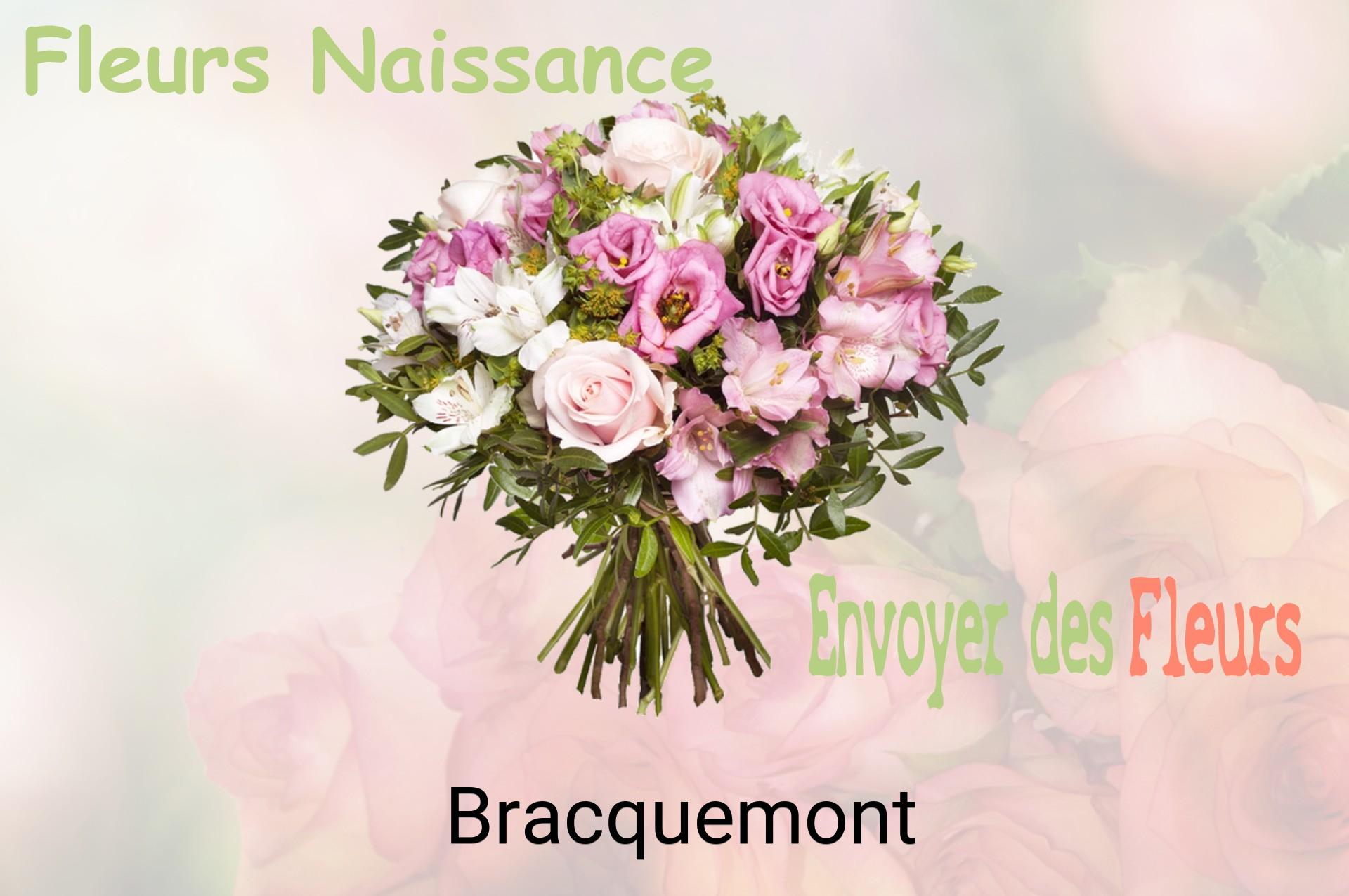 Bouquet de fleurs de naissance livré à Bracquemont